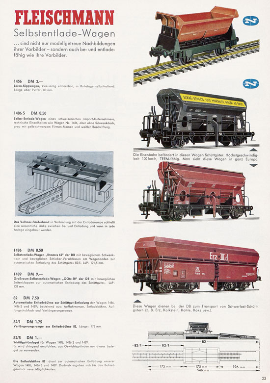 Fleischmann H0 International Auto-Ralley Katalog 1967-1968