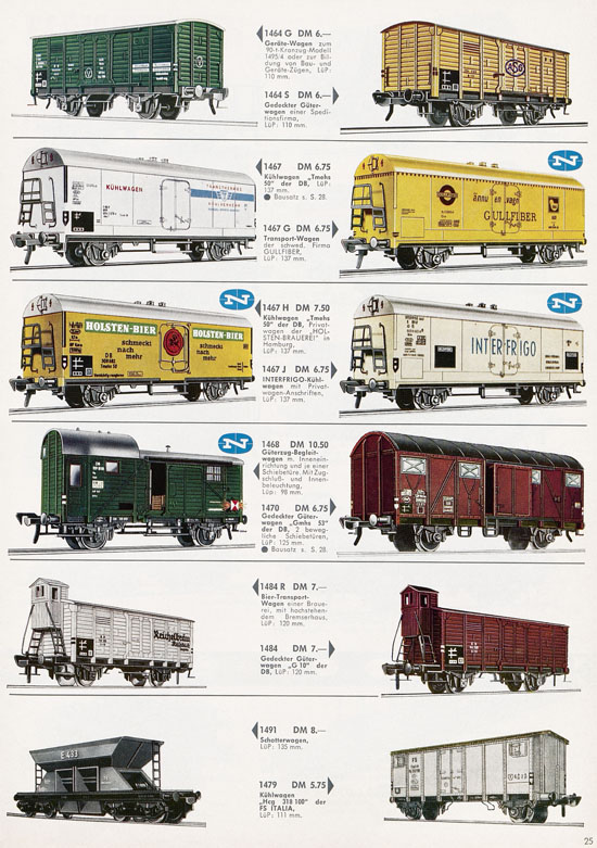 Fleischmann H0 International Auto-Ralley Katalog 1967-1968