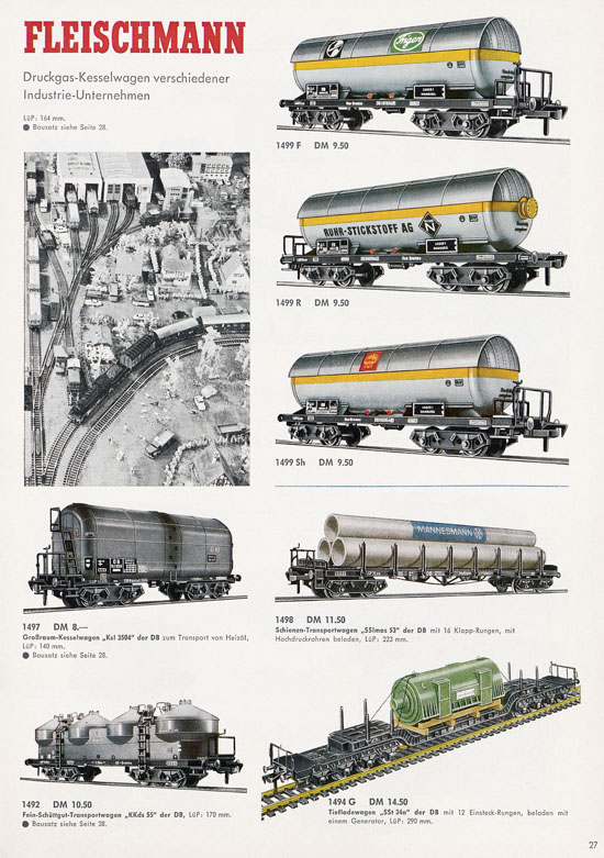 Fleischmann H0 International Auto-Ralley Katalog 1967-1968