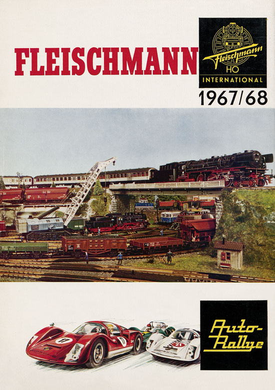 Fleischmann H0 International Auto-Ralley Katalog 1967-1968