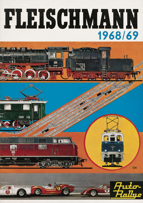 Fleischmann Katalog Modelleisenbahn Auto-Ralley 1968-1969