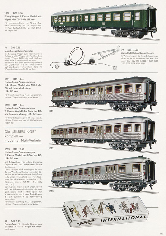 Fleischmann Katalog Modelleisenbahn Auto-Ralley 1968-1969