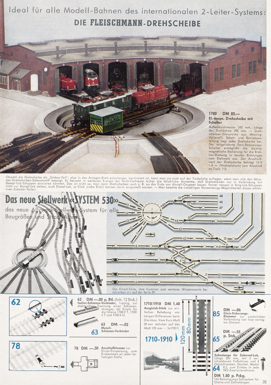 Fleischmann Katalog Modelleisenbahn Auto-Ralley 1968-1969