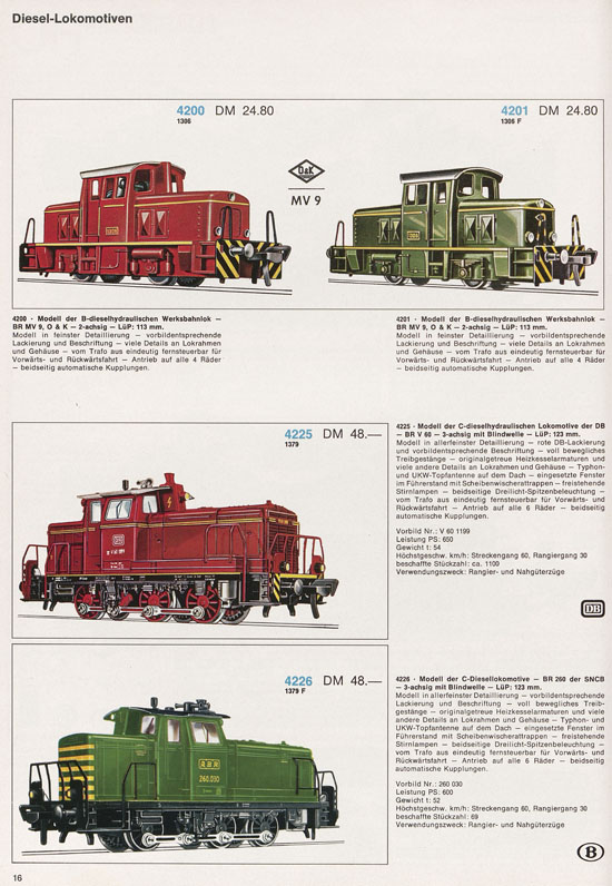 Fleischmann Katalog 1971