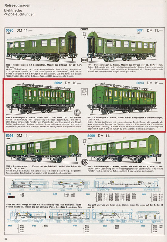 Fleischmann Katalog 1971