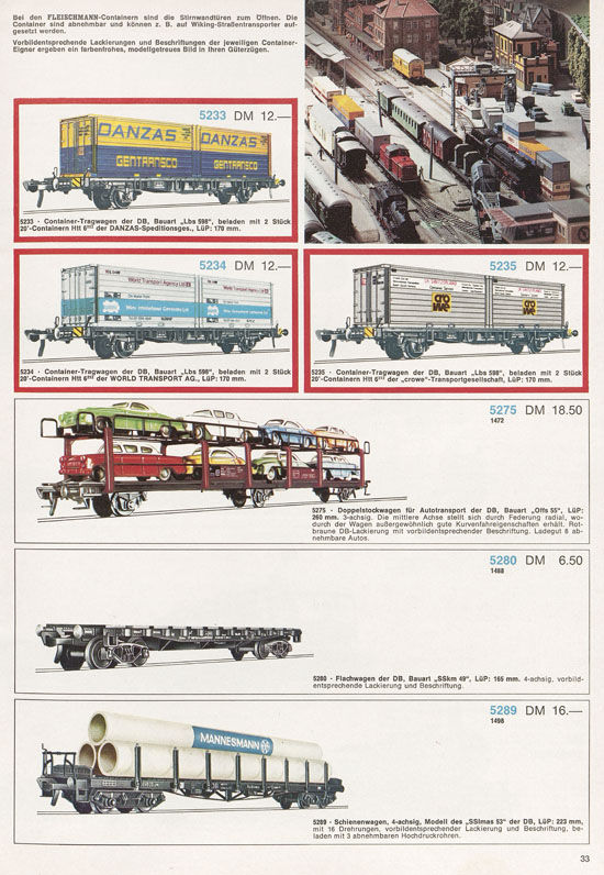 Fleischmann Katalog 1971