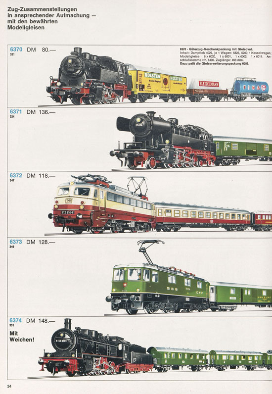 Fleischmann Katalog 1971