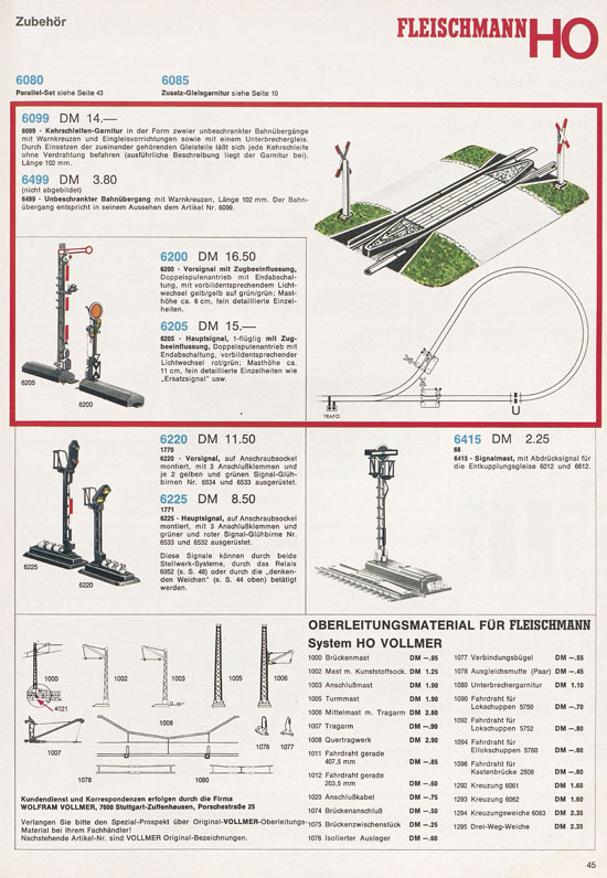 Fleischmann Katalog 1971