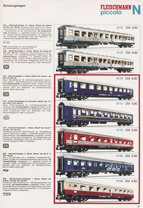 Fleischmann Katalog 1971