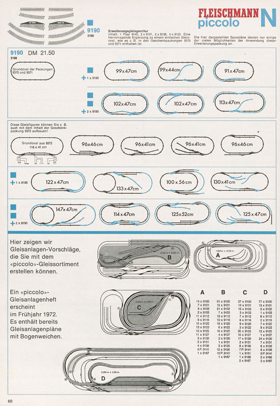 Fleischmann Katalog 1971