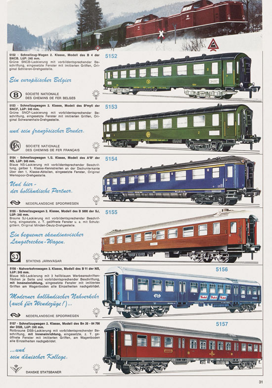 Fleischmann Katalog 1974