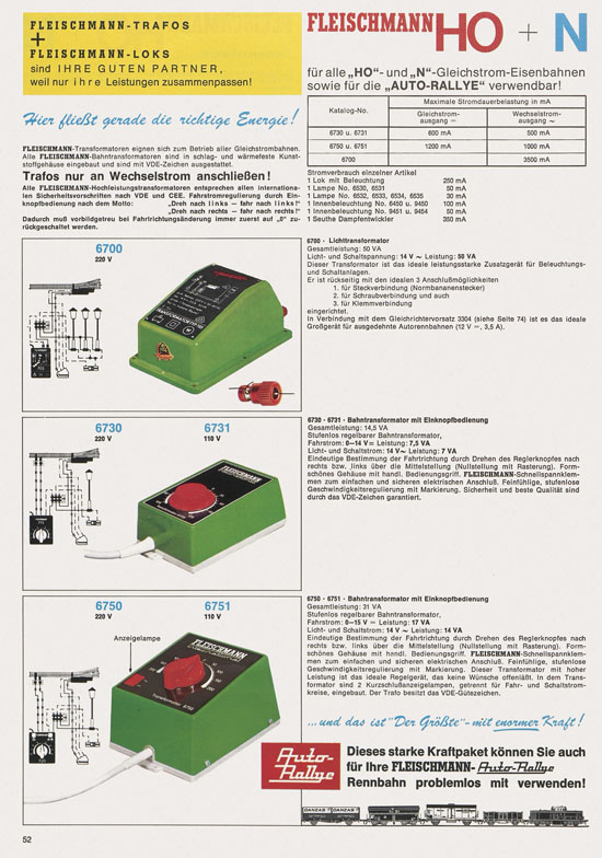 Fleischmann Katalog 1974