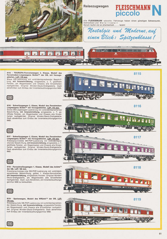 Fleischmann Katalog 1974