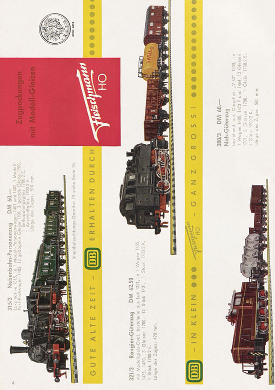 Seite 6 Fleischmann Katalog H0 1963-1964
