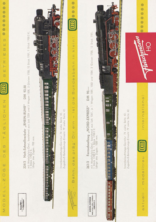 Seite 7 Fleischmann Katalog H0 1963-1964