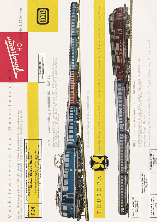 Seite 8 Fleischmann Katalog H0 1963-1964
