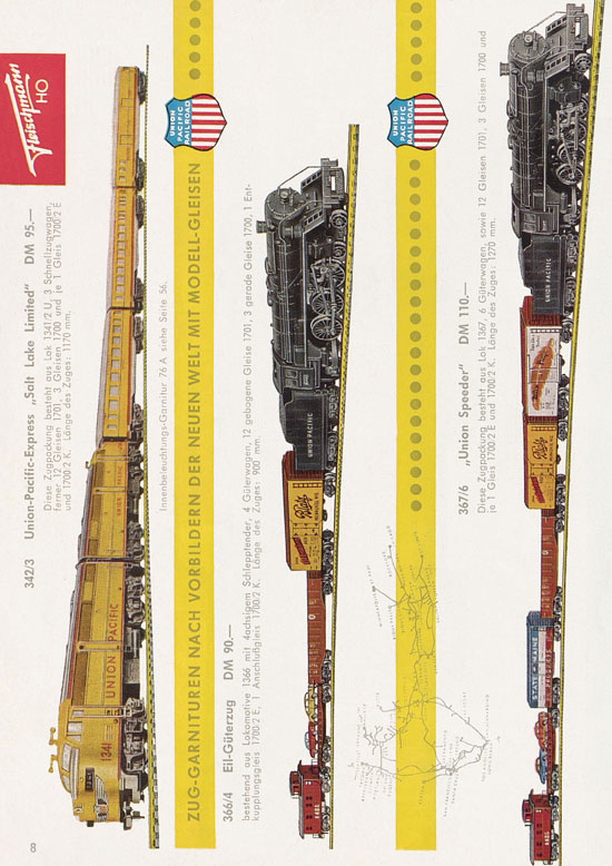Seite 10 Fleischmann Katalog H0 1963-1964