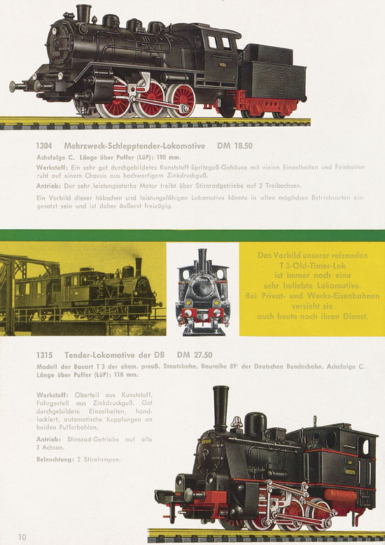 Seite 12 Fleischmann Katalog H0 1963-1964