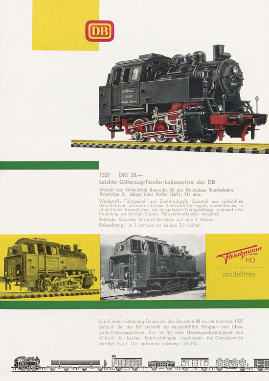 Seite 13 Fleischmann Katalog H0 1963-1964