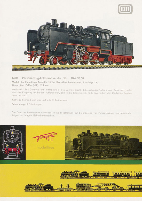 Seite 15 Fleischmann Katalog H0 1963-1964