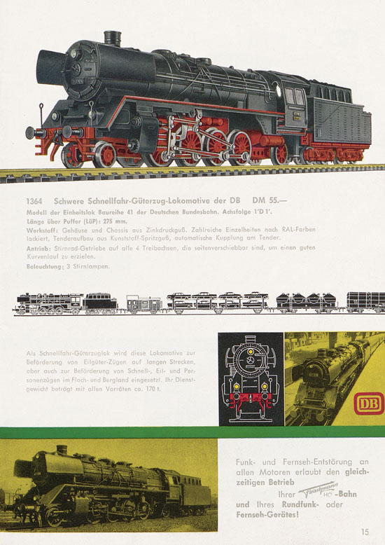 Fleischmann Katalog H0 1963-1964