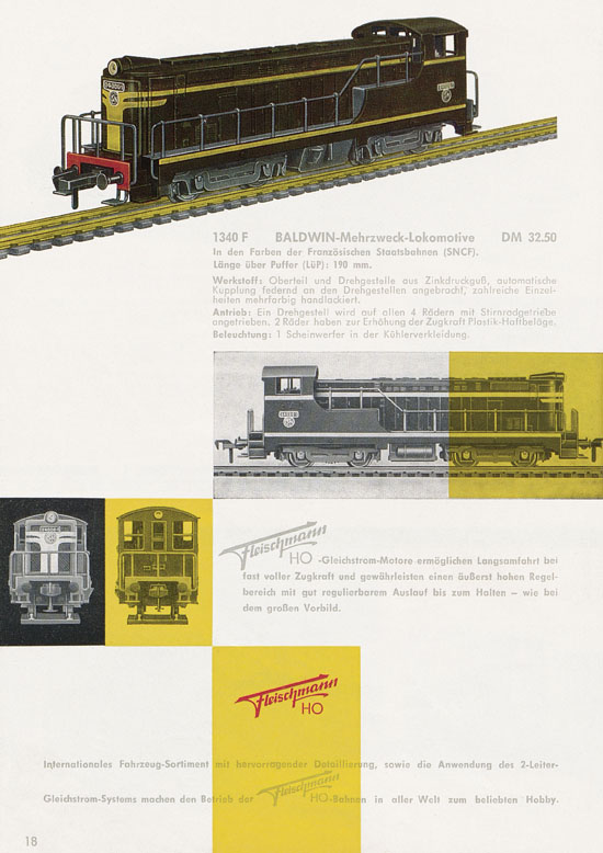 Seite 20 Fleischmann Katalog H0 1963-1964