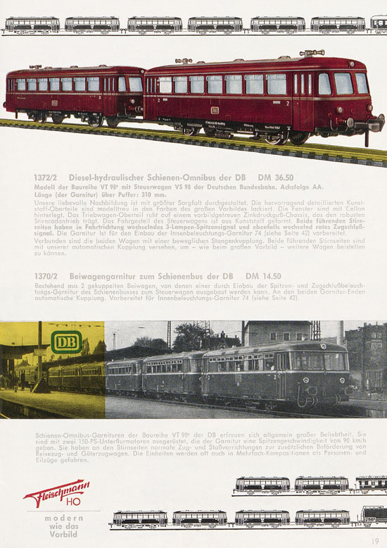 Seite 21 Fleischmann Katalog H0 1963-1964