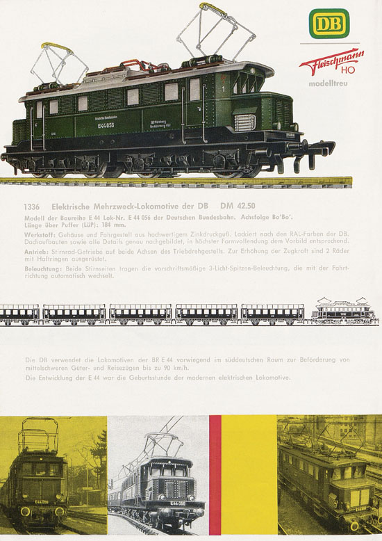 Seite 32 Fleischmann Katalog H0 1963-1964