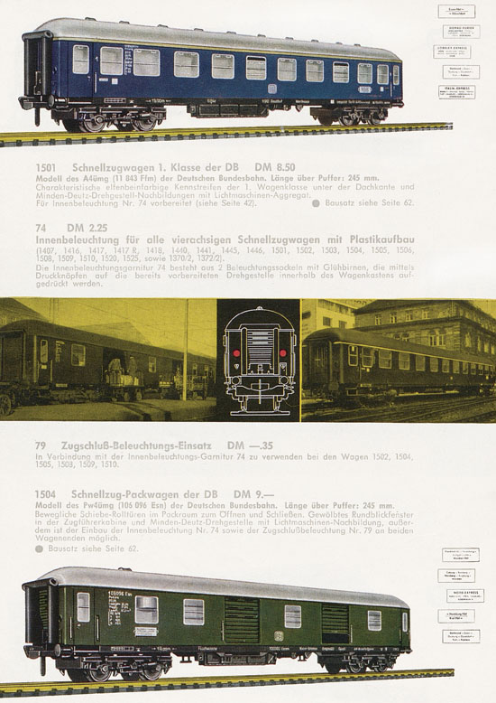 Seite 44 Fleischmann Katalog H0 1963-1964