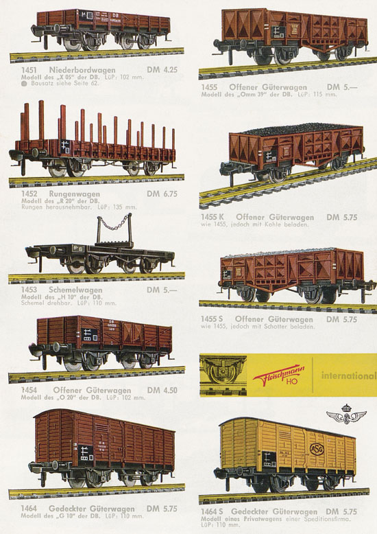 Fleischmann Katalog H0 1963-1964