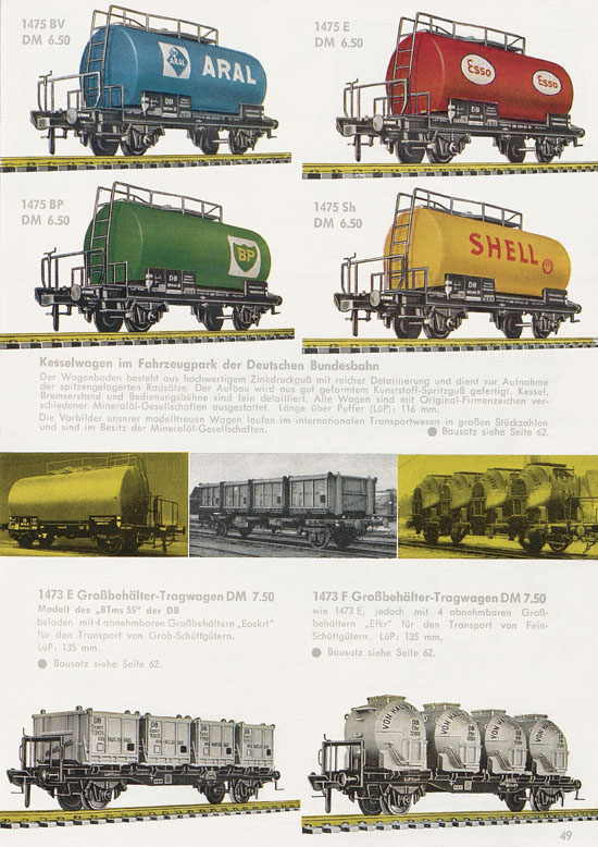 Seite 51 Fleischmann Katalog H0 1963-1964