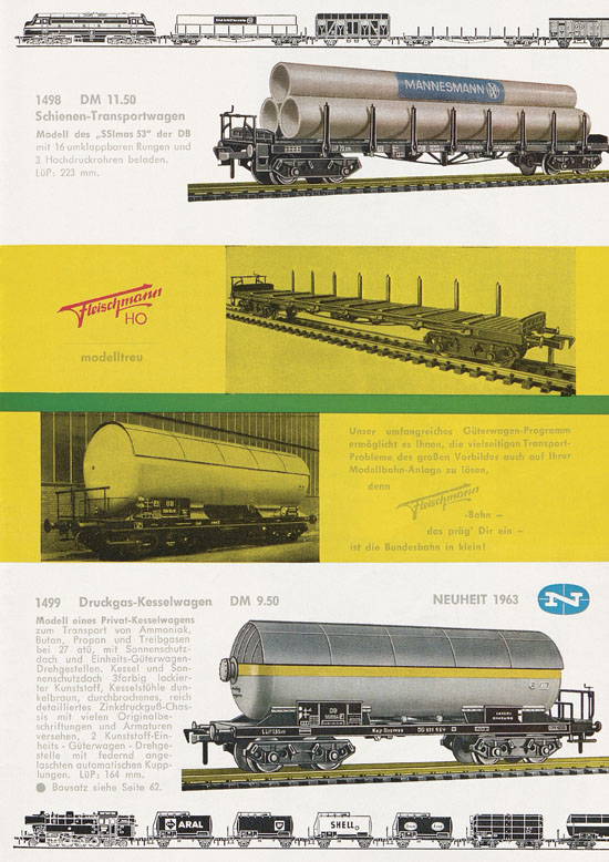 Seite 55 Fleischmann Katalog H0 1963-1964