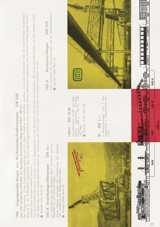 Seite 57 Fleischmann Katalog H0 1963-1964