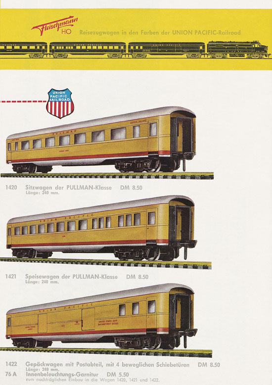 Seite 58 Fleischmann Katalog H0 1963-1964