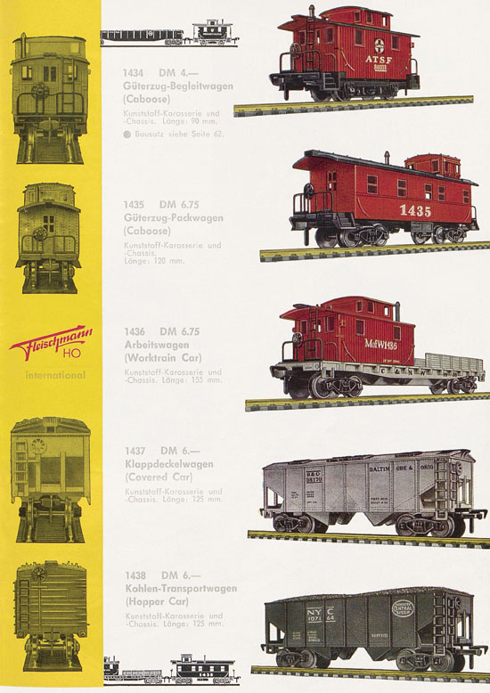 Fleischmann Katalog H0 1963-1964