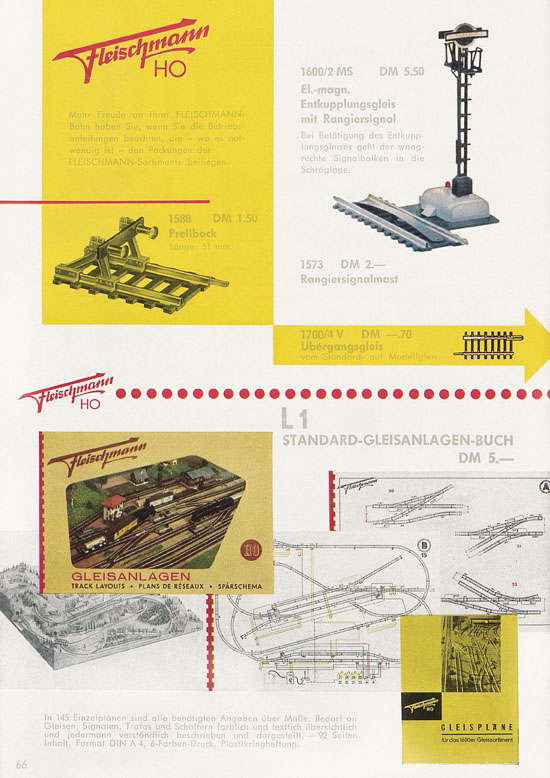 Seite 68 Fleischmann Katalog H0 1963-1964