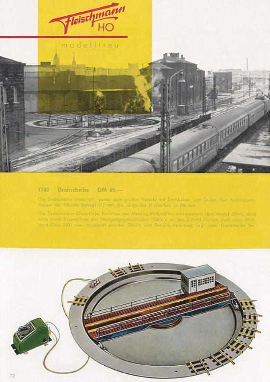 Seite 74 Fleischmann Katalog H0 1963-1964