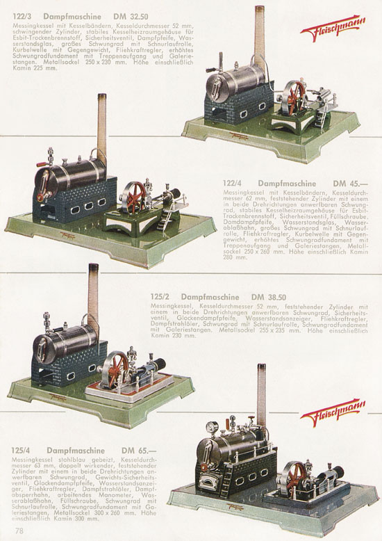 Seite 80 Fleischmann Katalog H0 1963-1964