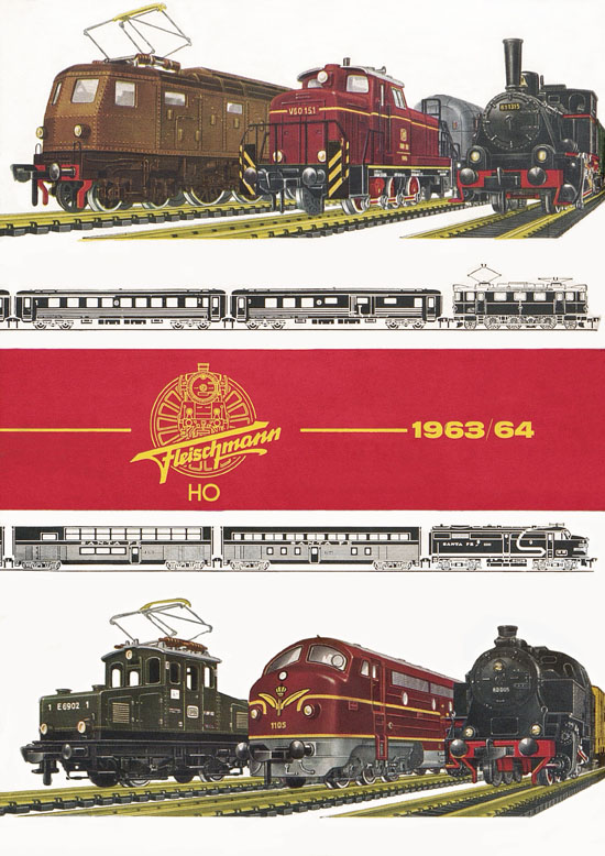 Seite 84 Fleischmann Katalog H0 1963-1964