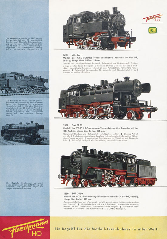 Fleischmann Katalog H0 International 1965-1966