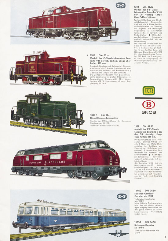 Fleischmann Katalog H0 International 1965-1966