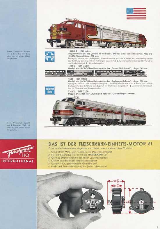 Fleischmann Katalog H0 International 1965-1966