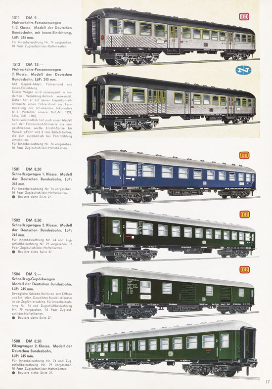 Fleischmann Katalog H0 International 1965-1966