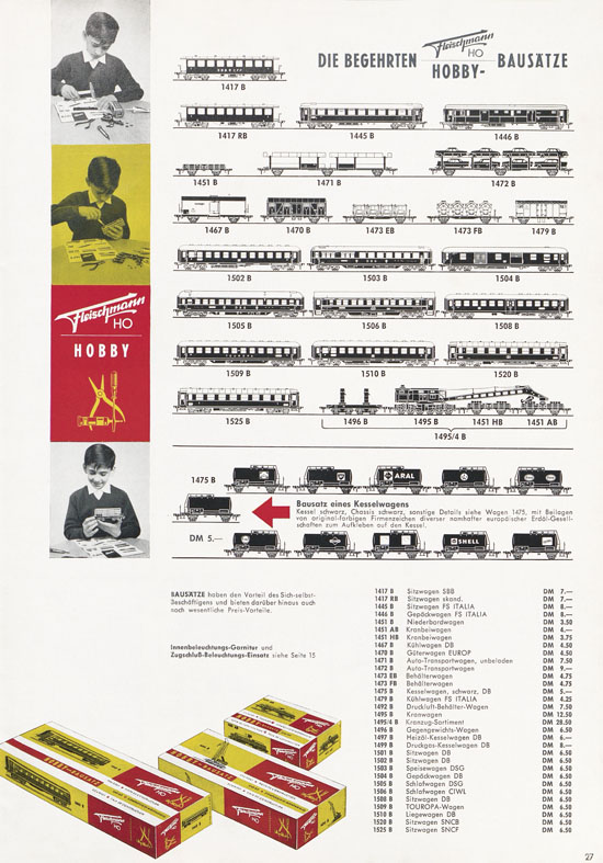 Fleischmann Katalog H0 International 1965-1966