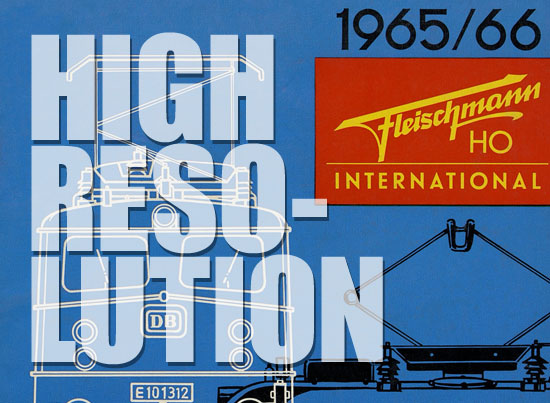 Fleischmann Katalog H0 International 1965-1966