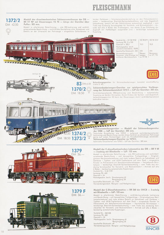 Fleischmann Katalog 1969