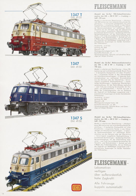 Fleischmann Katalog 1969