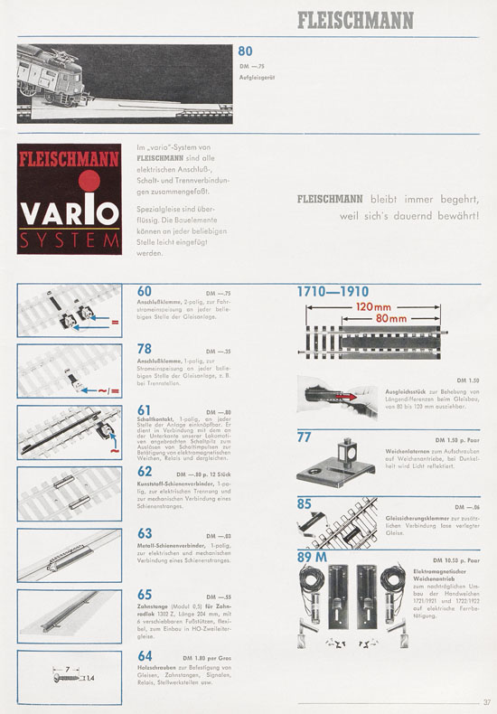 Fleischmann Katalog 1969