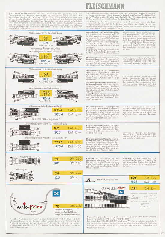 Fleischmann Katalog 1969