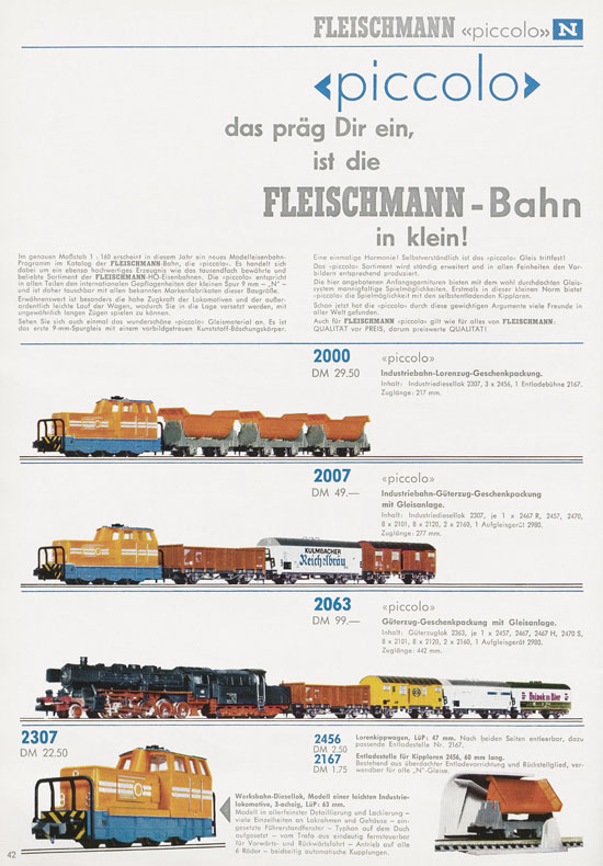 Fleischmann Katalog 1969